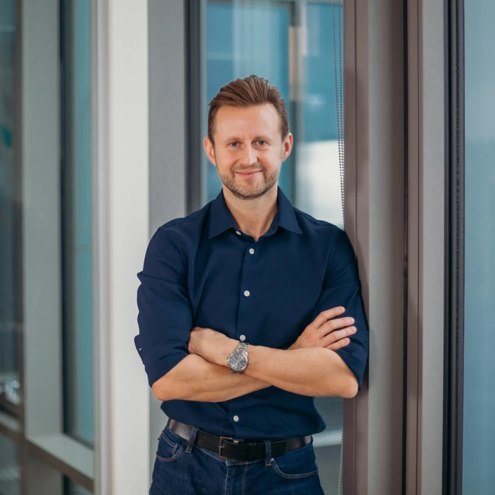 David Kolano stet im Büro