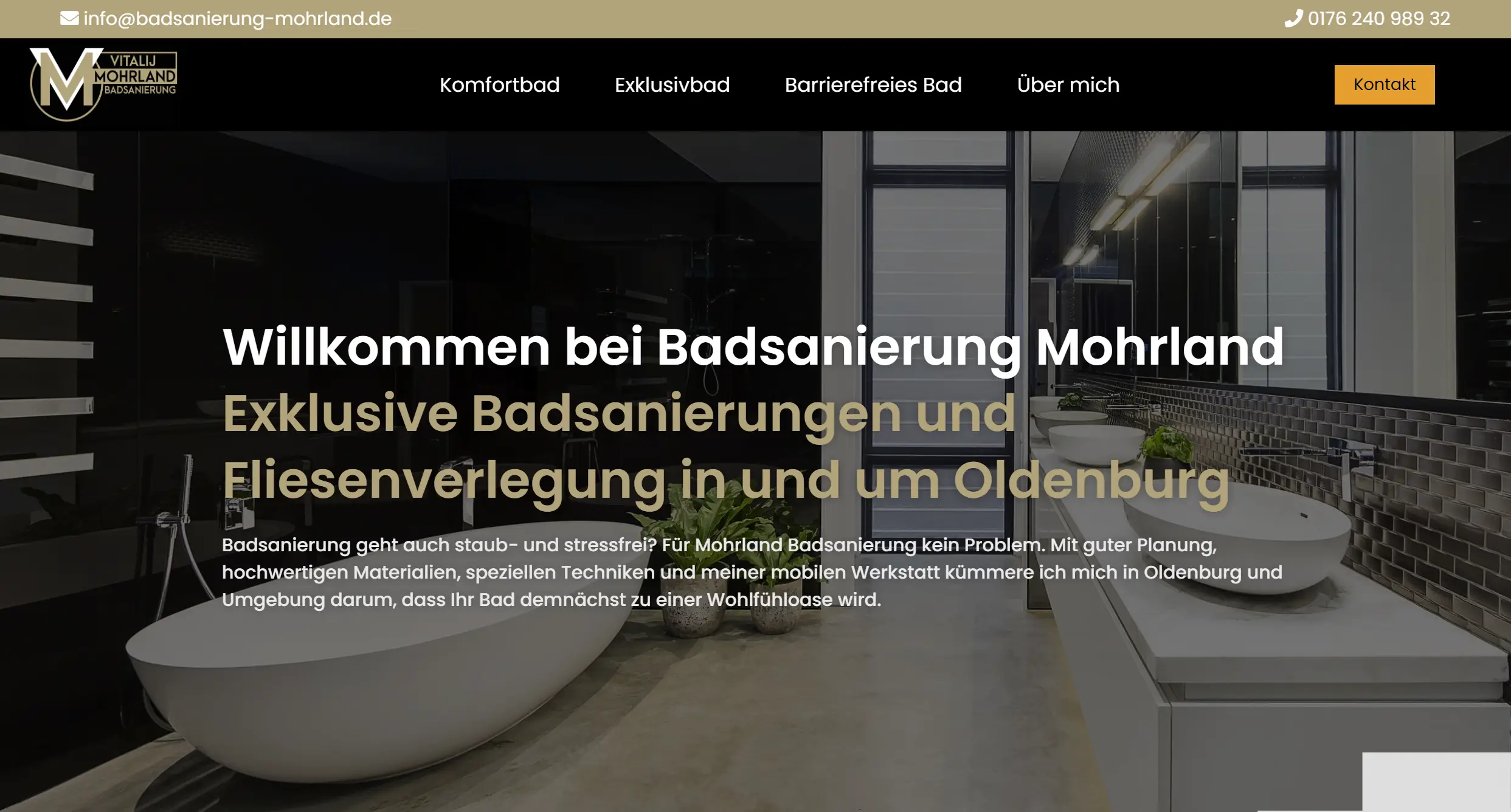 homepage desktop badsanierung oldenburg