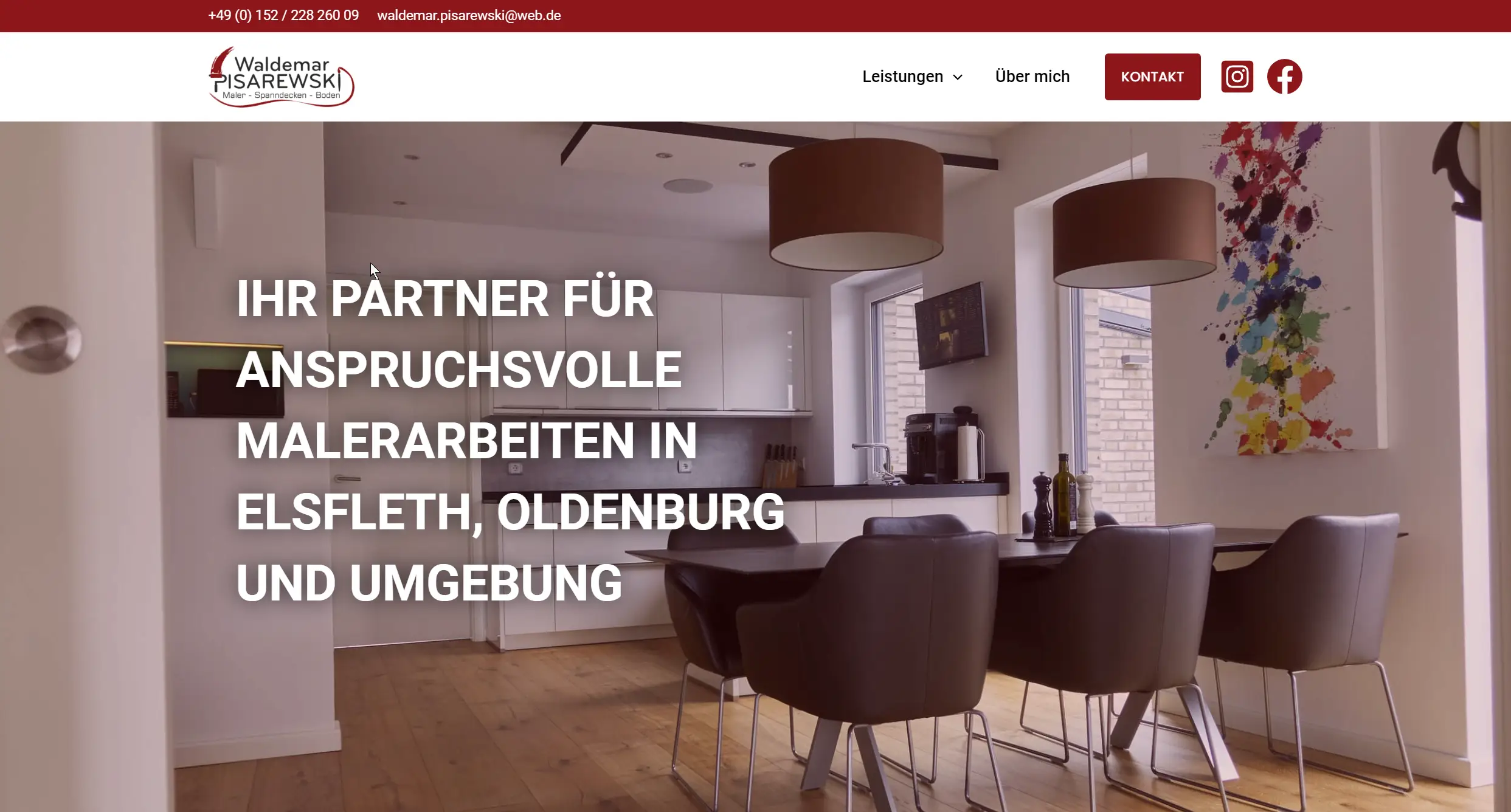 homepage desktop maler pisarewski