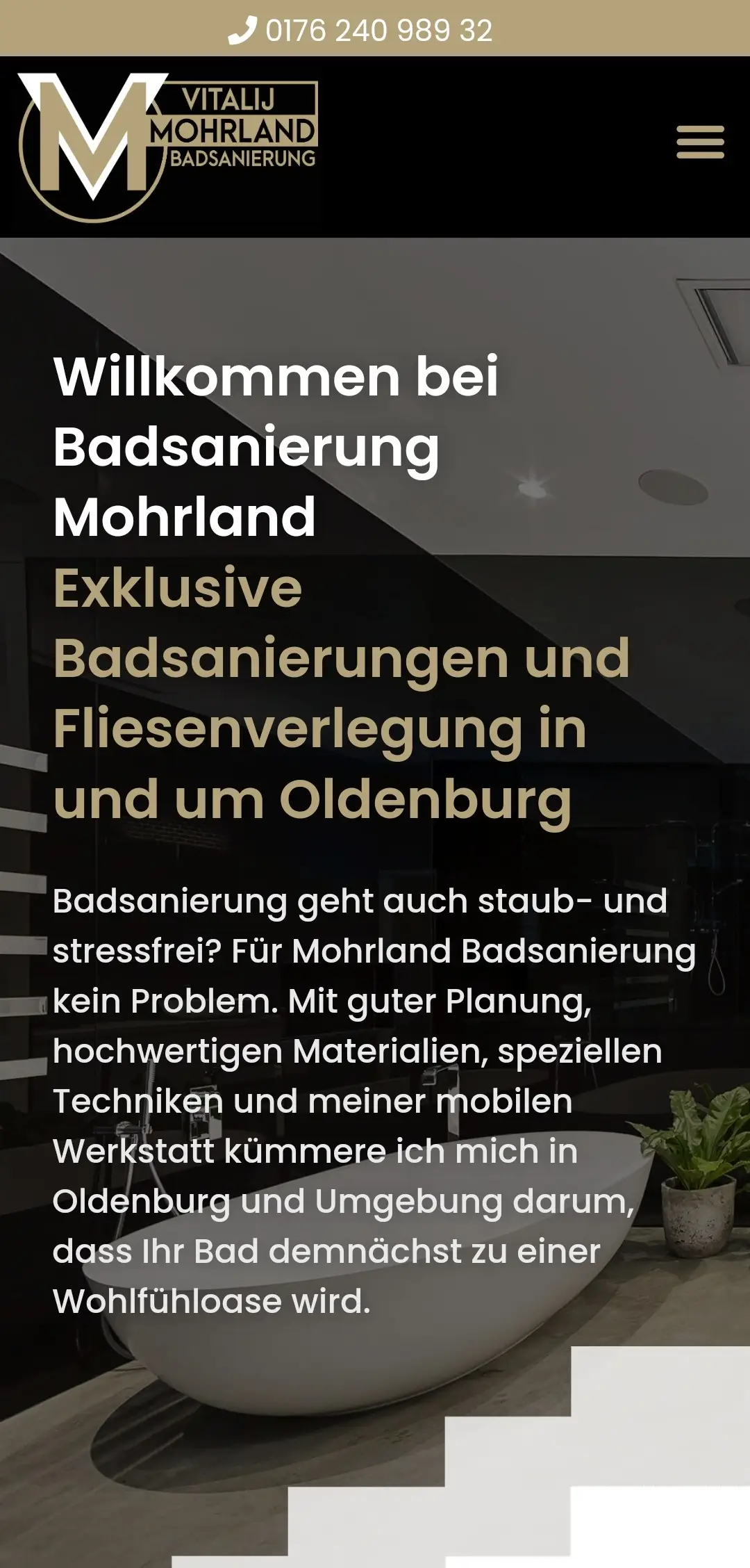 homepage mobile badsanierung oldenburg